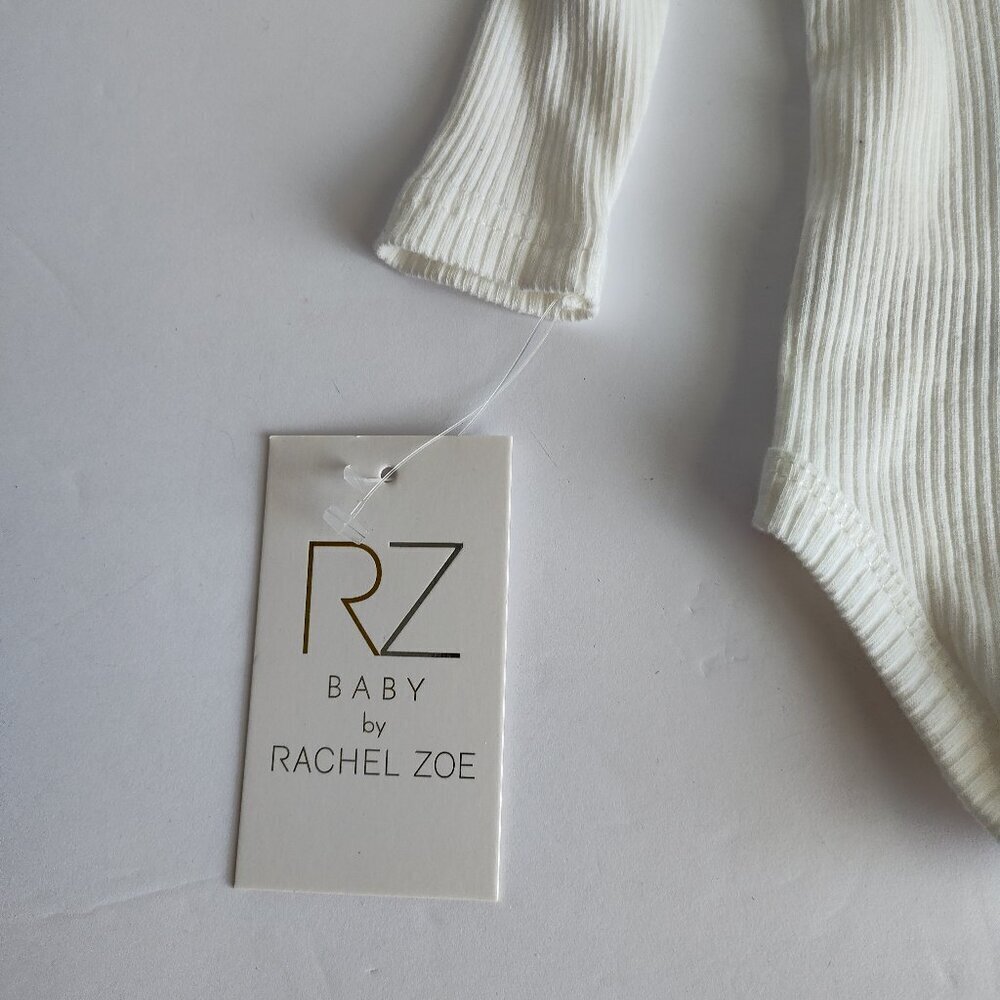 Infant SZ 0-3M RZ by Rachel Zoe  Ivory Bodysuit - Picture 3 of 4
